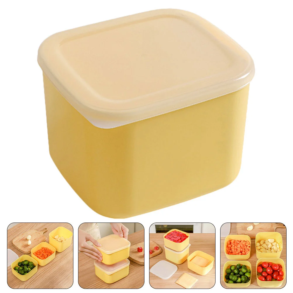 

2 Pcs Reusable Sliced Cheese Container For Fridge Cheese Container For Fridge for Storage Home