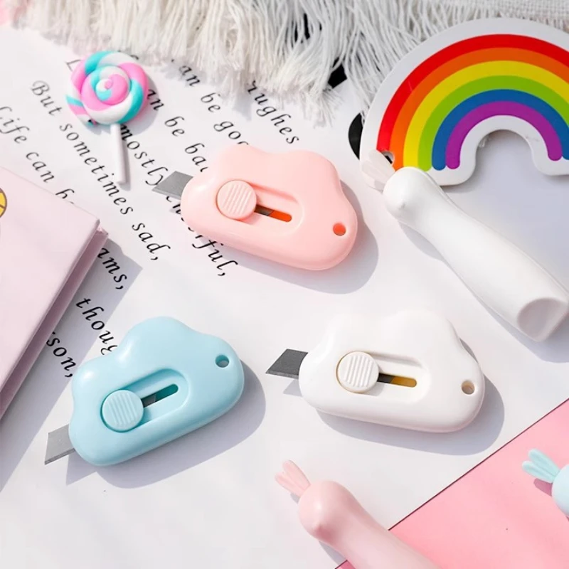 Cutter Opener Pocket Stretch Paper Cutters School Office Supplies Gift