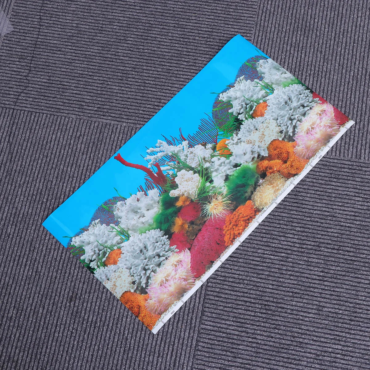 

1 Pc Underwater Double-sided Adhesive Tank Decorative Picture Wallpaper for Aquarium