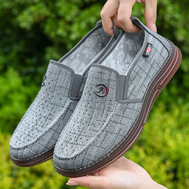 Мужская тканевая повседневная спортивная обувь осенняя новая модная легкая