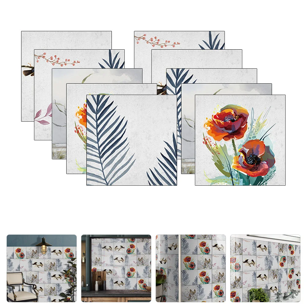 

Tile Sticker Stickers Wall Homedecals Floor Cupboard Furniture Bathroom Tilesticker Thick Frosted Removable Decorative