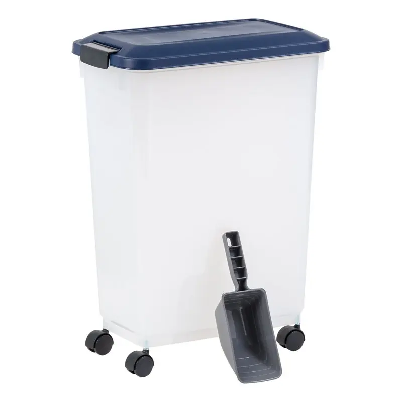

, 35lb Airtight Pet Food Container with Scoop, Navy