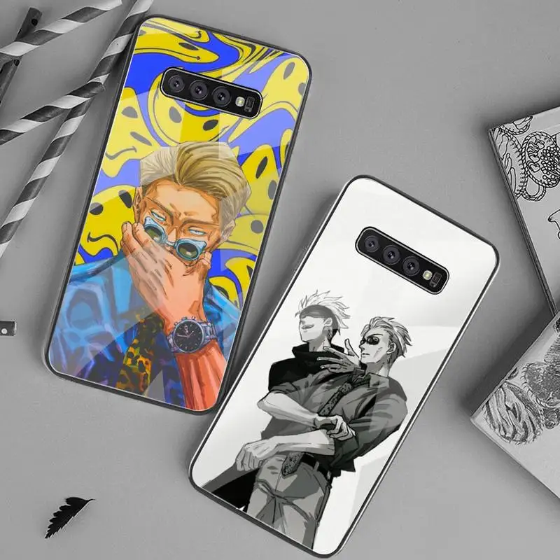 

Чехол из закаленного стекла для Samsung S20 Ultra S7 S8 S9 S10 Note 8 9 10 Pro Plus