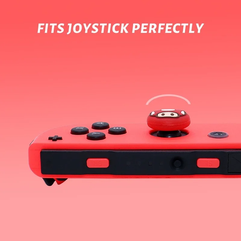 4pcs Silicone Soft ThumbStick Grip Cap For Nintendo Switch Joycon Console Controller Joystick Cover Case Gamepad Caps | Электроника