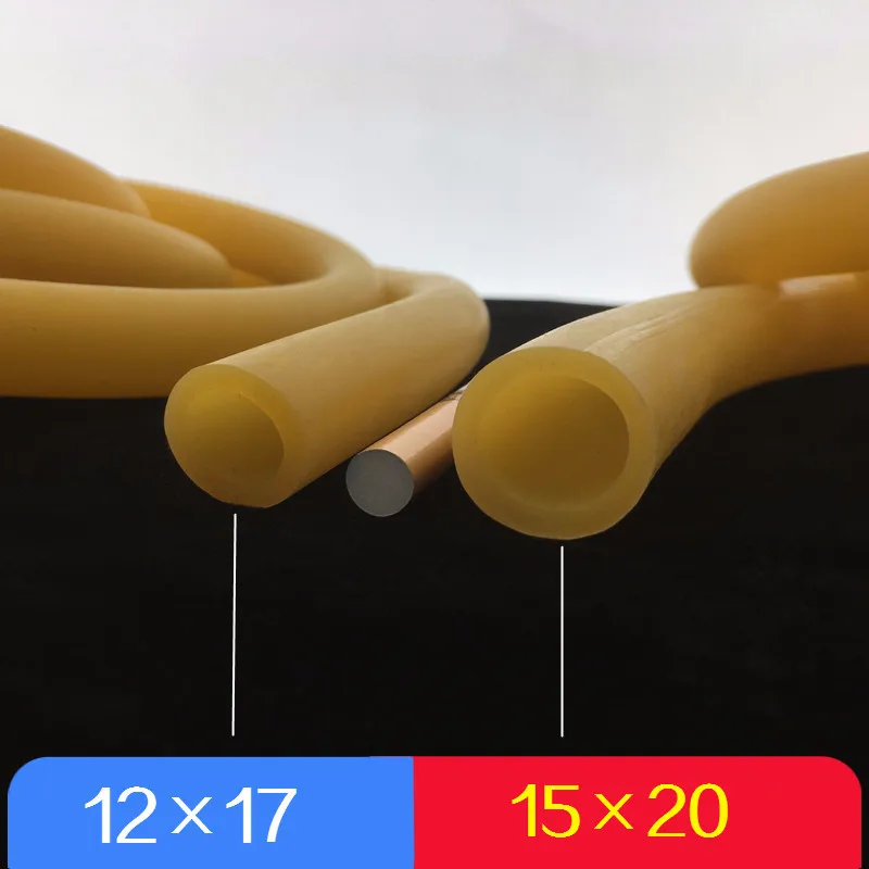 Гибкий шланг из натурального латекса, эластичная медицинская трубка с ...