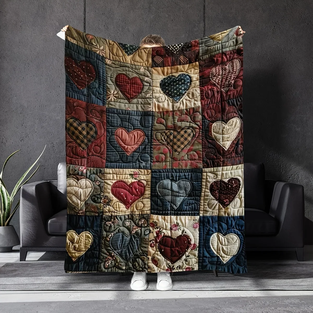 

MINISO Мягкое плед сердце