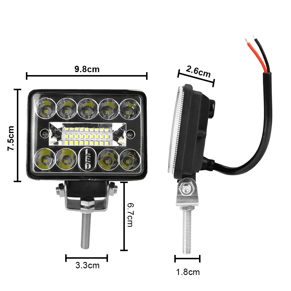 Водонепроницаемый Рабочий Световой Элемент 18smd Для Грузовика Трактора Лодки