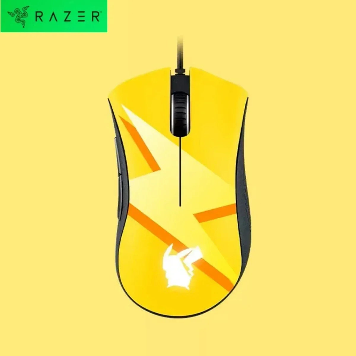Оригинальная ограниченная серия Razer Pokemon Pikachu — игровая мышь DeathAdder Essential + мягкий