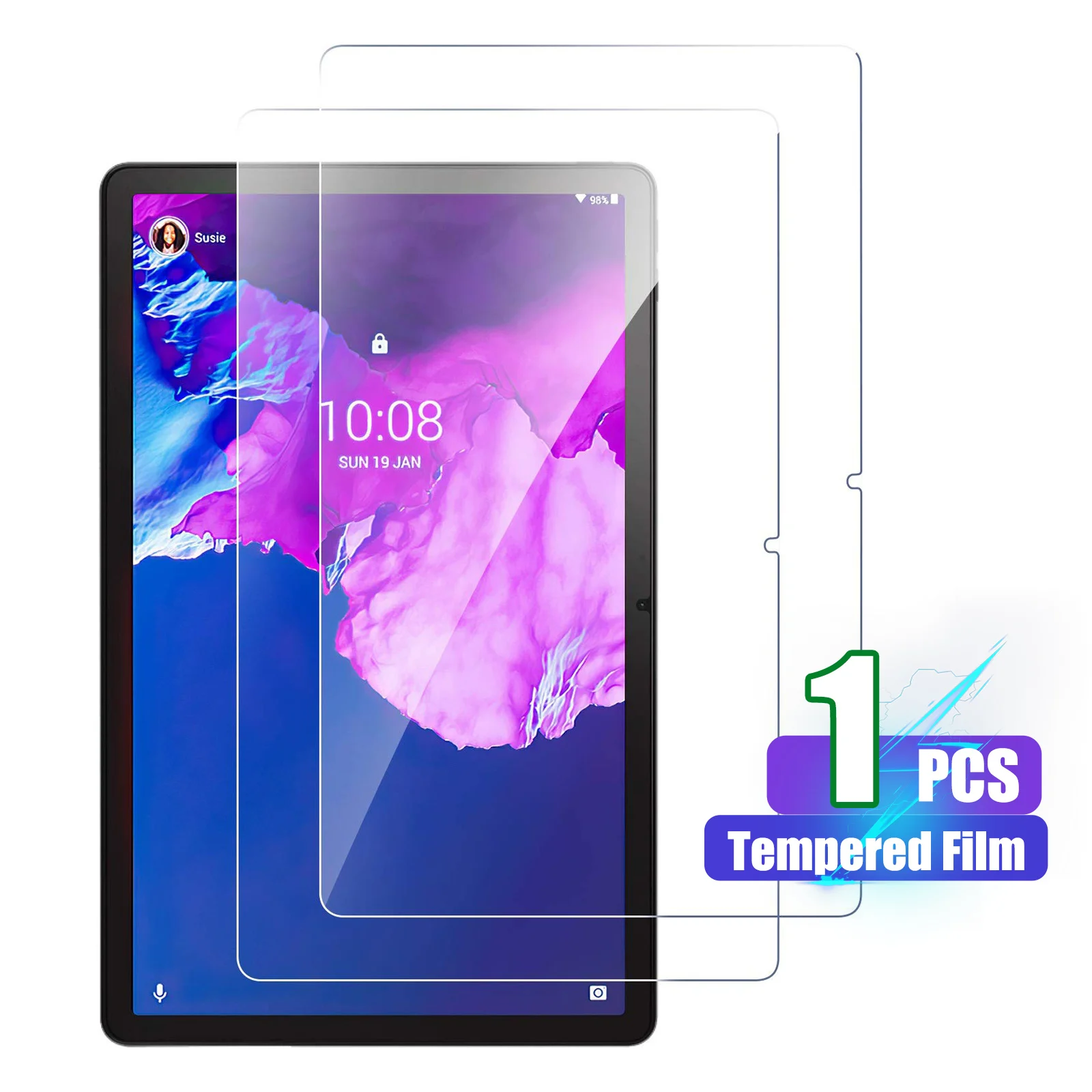 

9H Hardness Screen Protector for Lenovo Tab P11 Plus 2021 TB-J616F/J607F P11 TB-J606F/J606L 11" Tempered Glass Film Bubble Free