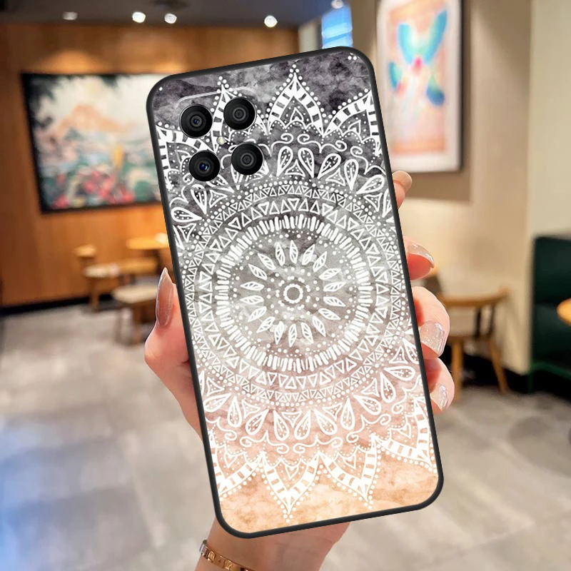 Чехол с цветочной мандалой для Huawei P30 Pro P50 P20 P40 Lite P Smart 2019 Nova 5T Honor 50 X7 X8 X9 |