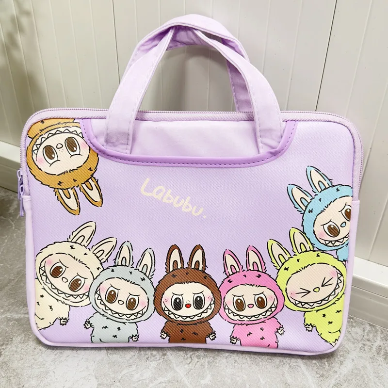 Новая сумка для ноутбука Labubu Kawaii тряпичная ткань с героями мультфильмов милая