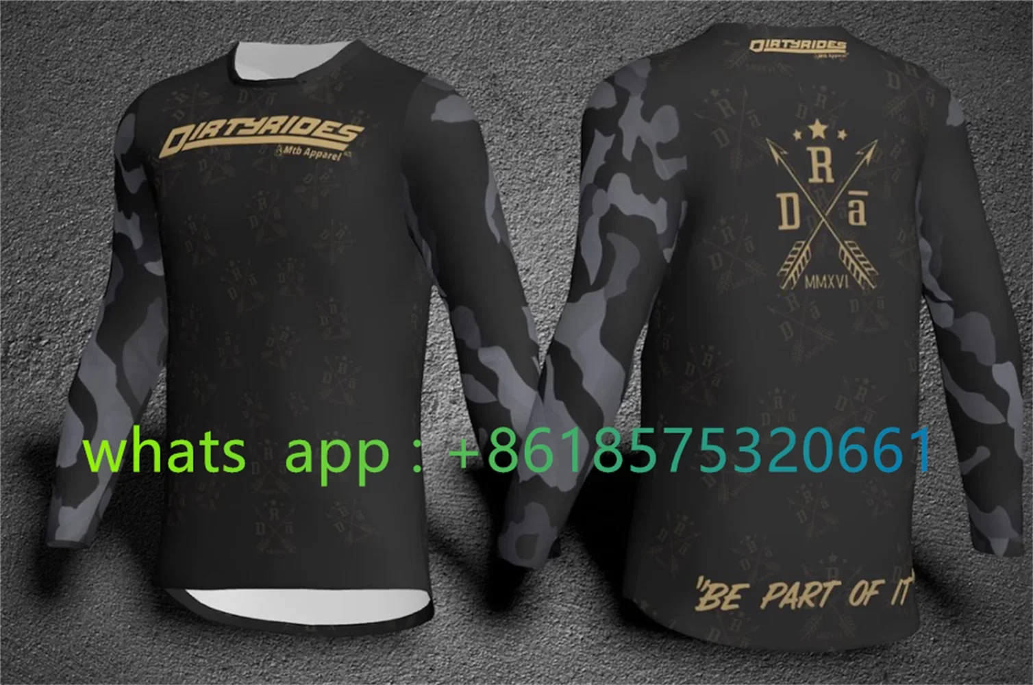 Футболка Dirtyrides Мужская для горного велосипеда одежда езды на горном велосипеде и