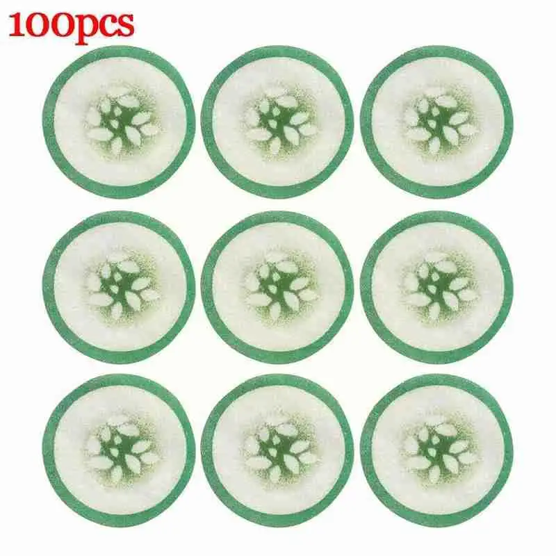 100pcs Cucumber Hydra-gel Eye Patches Eye Pads Strong Absorption Water A8n7 images - 6