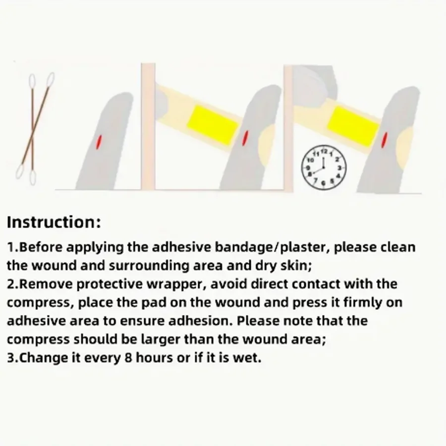 16/40 шт. пластыри для ран с рисунком