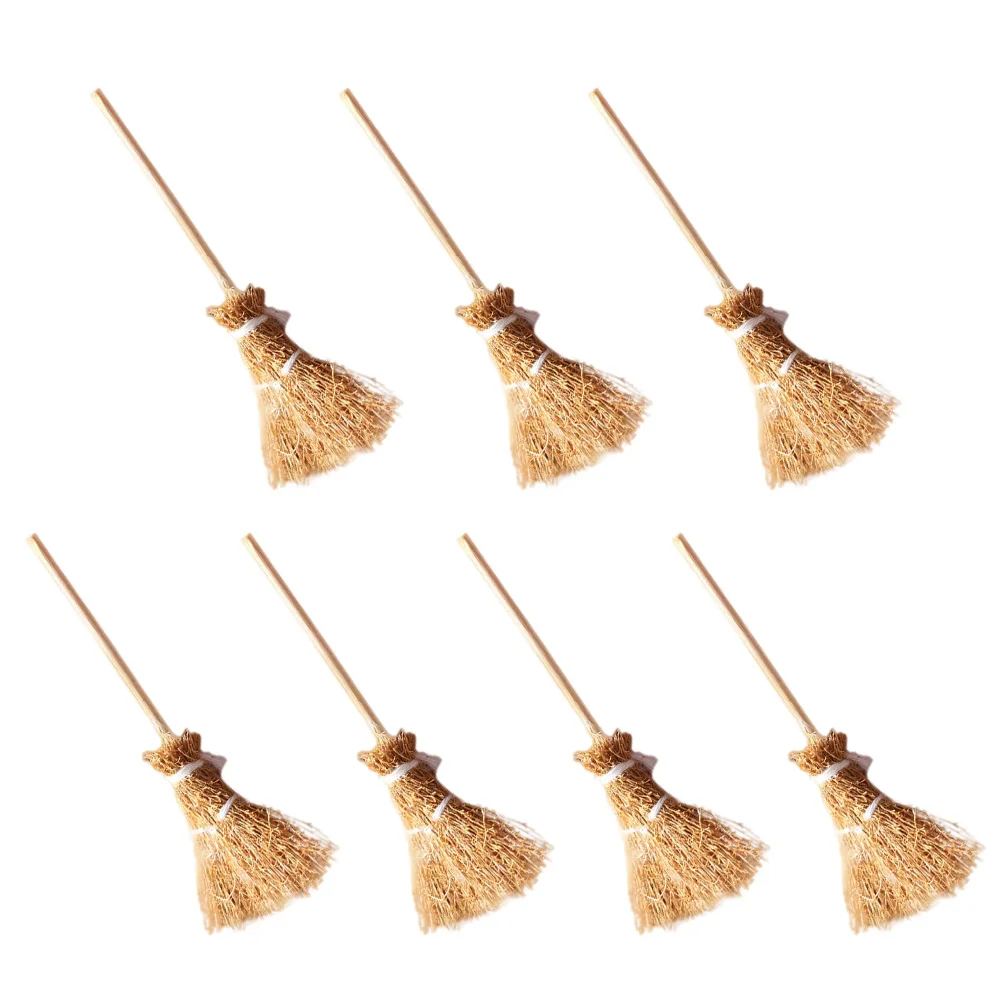 

Broom Minipartywizard Straw Gifts Furniture Favors 1 Artificial 12 Miniature Witches Zen Broomsticks Model Rake Garden