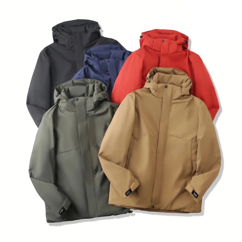 Теплая повседневная мужская одежда для занятий спортом на открытом воздухе