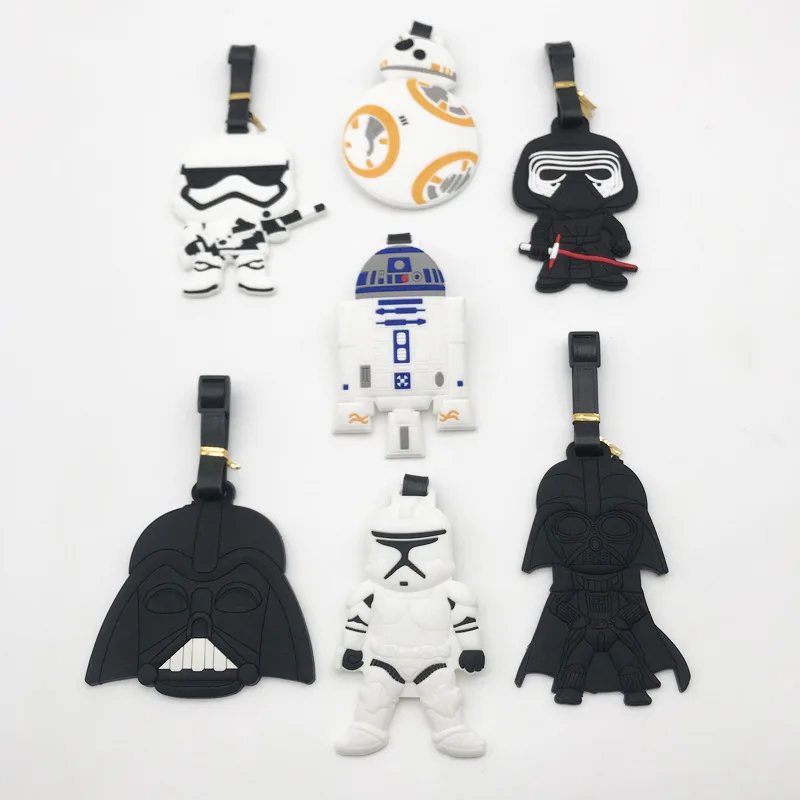 Бирки для багажа Marvel Человек-паук Капитан Америка Халк мультфильм Звездные войны