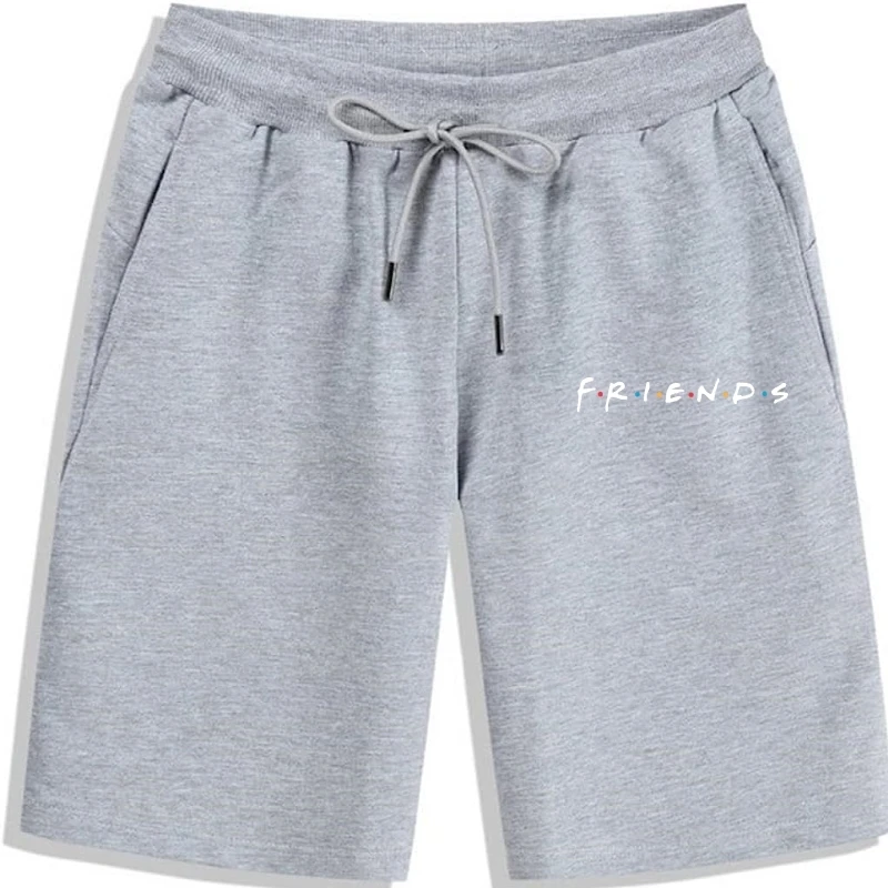 

Men Friends TV Show F.R.I.E.N.D.S Casual Pure Cotton Shorts Short Sleeve Shorts O Neck Clothes Gift Idea