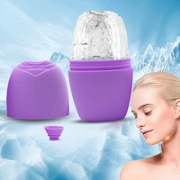 great food grade comfortable eye puffiness relief ice facial silicone mold home use facial ice mold ice face roller