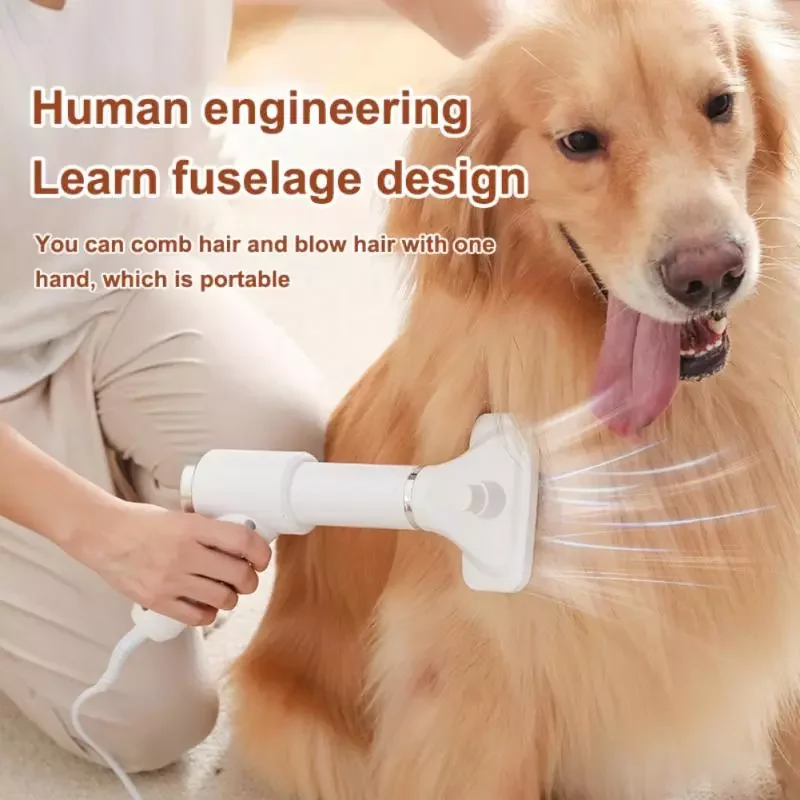 

2-In-1 Portable Dog Dryer Dog Hair Dryer Pet Special Comb Brush Pet Grooming Dog Hair Comb Blower Low Temprature Pet Supply
