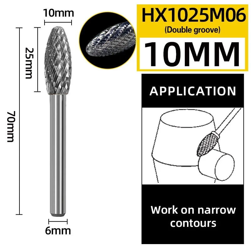 

HILIXUN твердосплавный роторный напильник Shuangwen