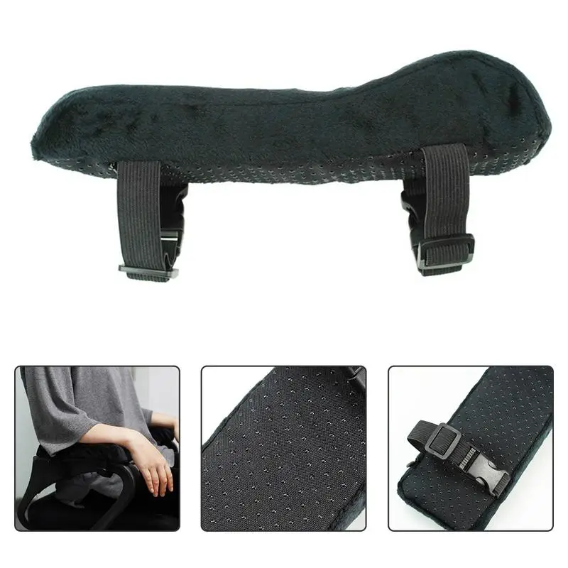 

2pc Chair Armrest Pads For Office Chair Soft Elbow Pillows Pad Protector Long Arm Sleeve Elbow Brace Patches Rest Cushion