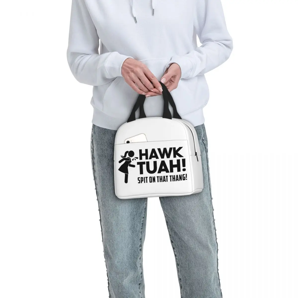 HAWK TUAH Изолированные сумки для ланча высокая емкость с насекомым контейнер еды