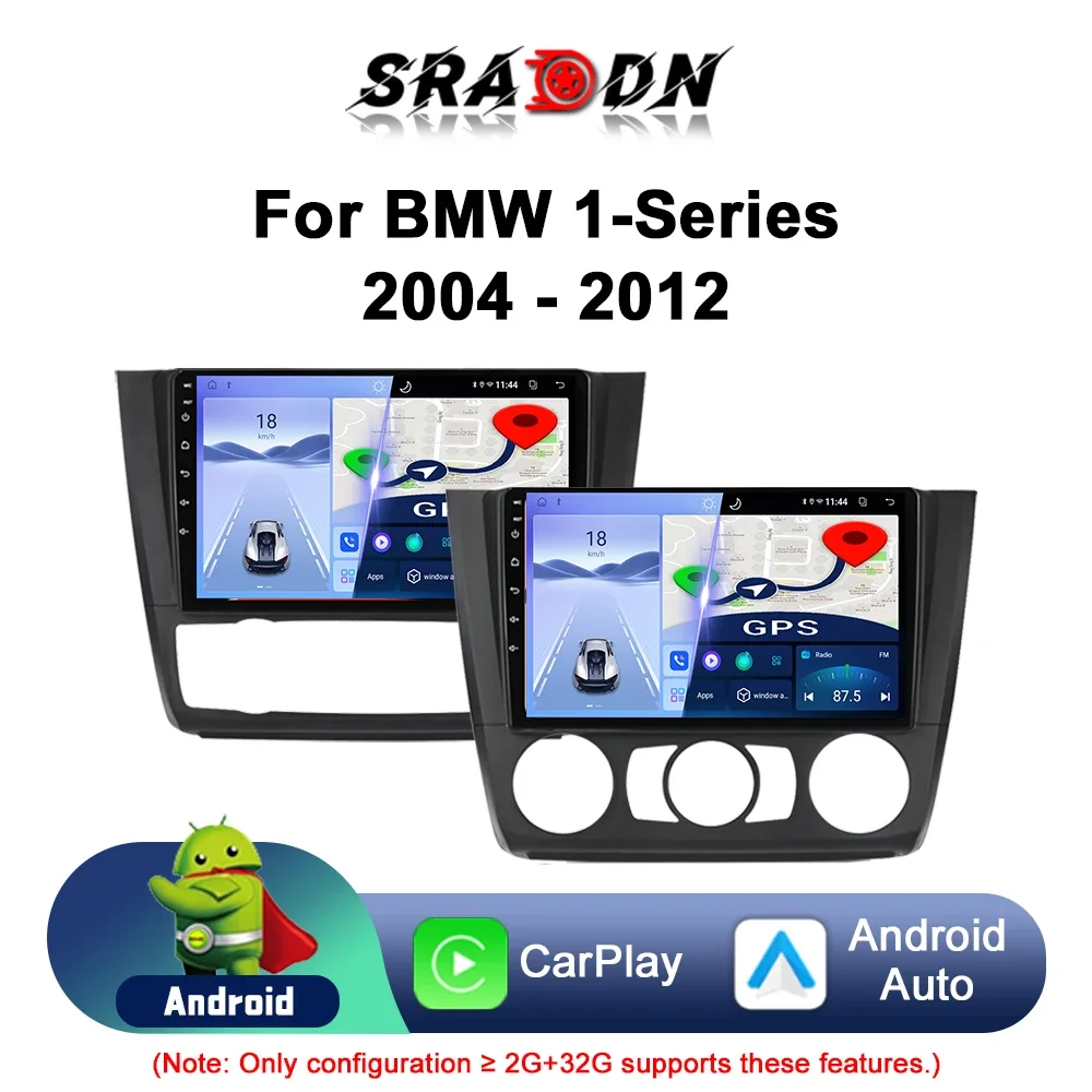 Для BMW 1 серии E81 E82 E87 E88 2004 2005 2006 2007 2008 2009 2010 2011 2012 Android Car Radio Multimedia Video Player GPS Navigation Carplay