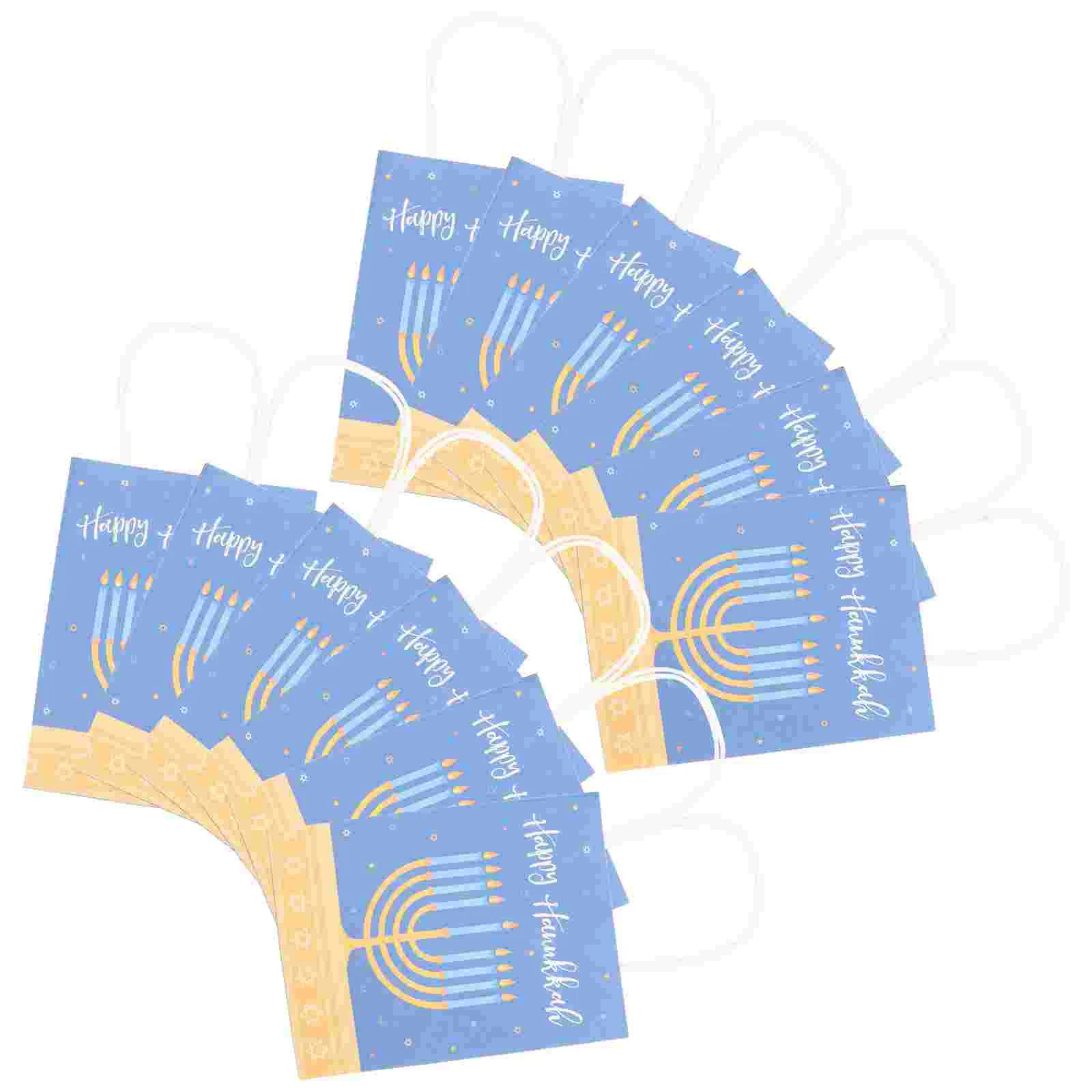 12 шт. Ханука еврейский новогодний праздничный подарочный пакет сумка с девятью