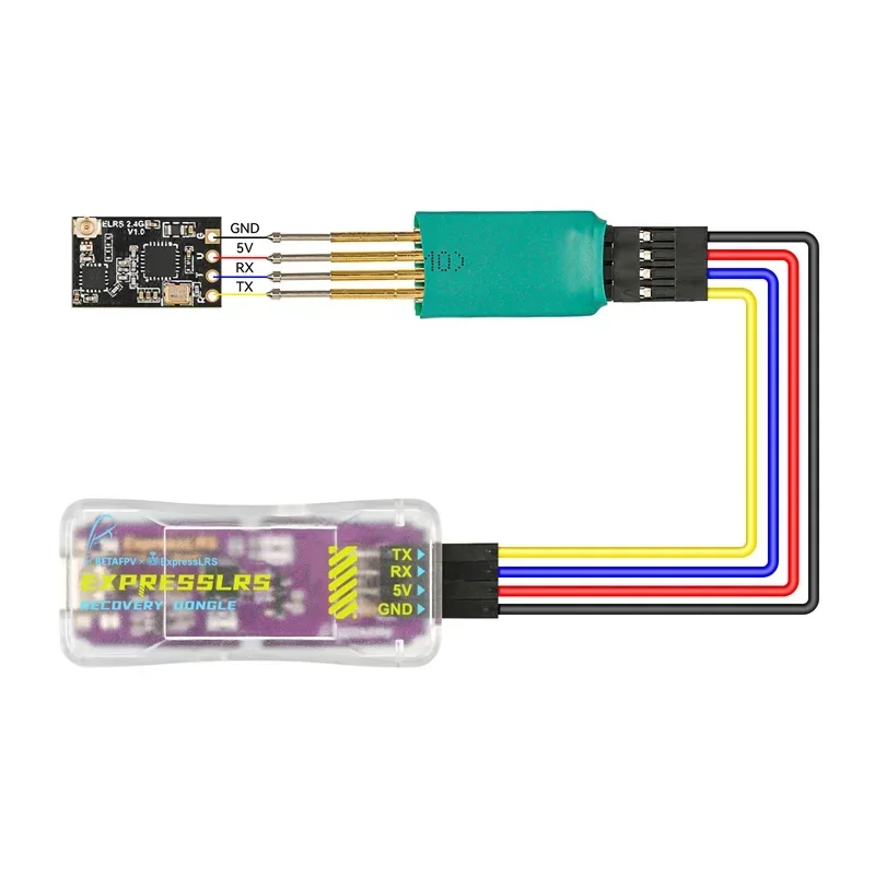 BETAFPV ExpressLRS Recovery Dongle FTDI Обновление модуля USB-TTL для чипа ESP32 и ESP8XX микроресивера ELRS