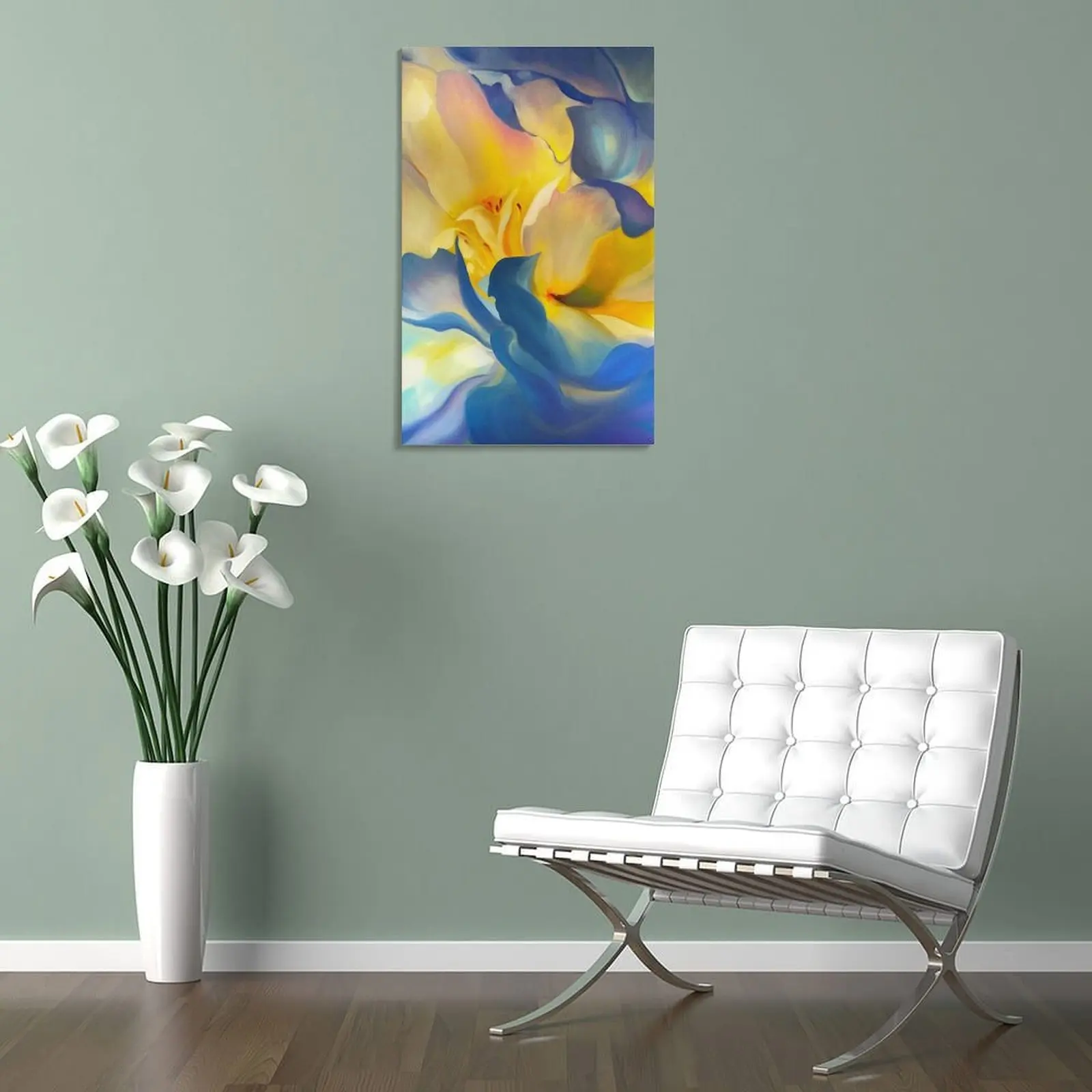 Сквош цветы искусство жоржегии O'keeffe живопись холст картина Декор для комнаты