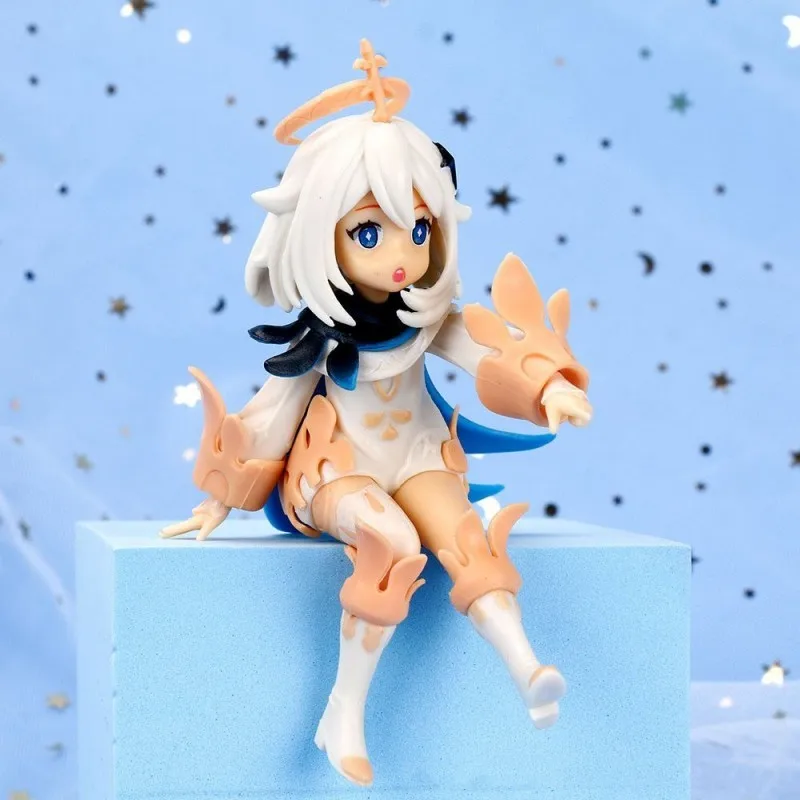 

12cm Game Genshin Impact Paimon Sitting Ver. Pvc Action Figure Cute Anime Paimon Figurine Collectible Model Doll Surprise Giftto