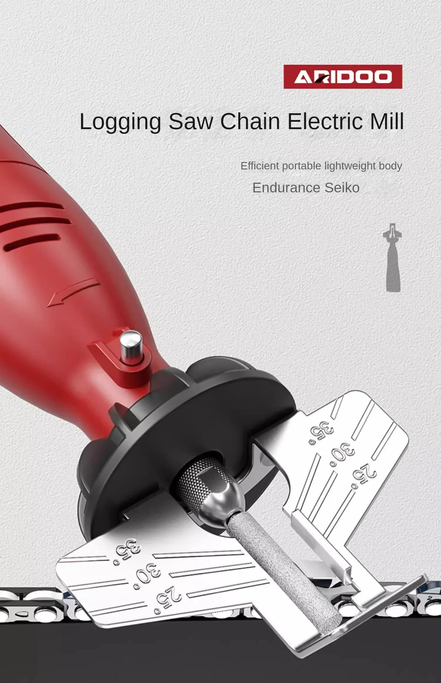 Точилка для цепной пилы 220 В с алмазной шлифовальной головкой