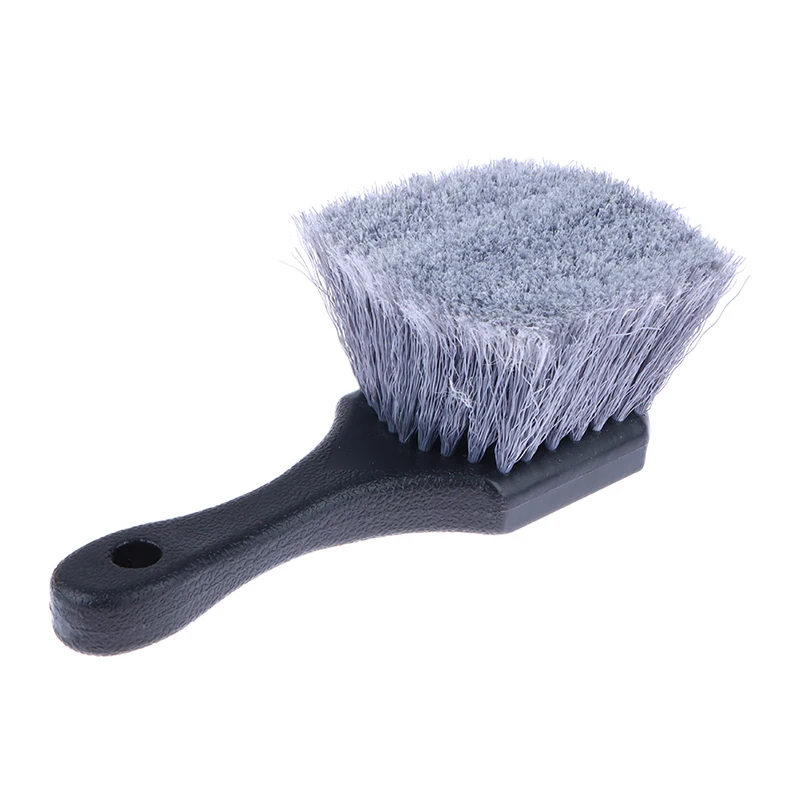 

1Pc Auto Tire Rim Brush Wheel Hub Cleaning Brushes Car Wheels Detailing Cleaning Accessories Black Tire Car Washing Tool