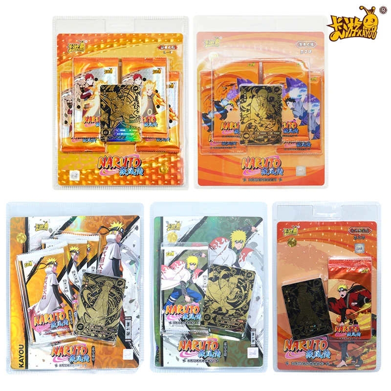 

KAYOU Genuine Naruto Card New Ninja Soul Konoha Ninja Post Chapter LR Exclusive Anime Game Collection Card Rare Children's Gift