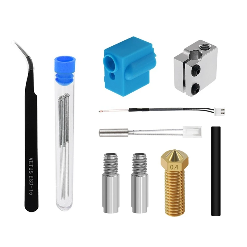 

Комплект насадок для экструдера с силиконовым чехлом для термистора подогрев для 3D-принтера Genius/Sidewinder X1