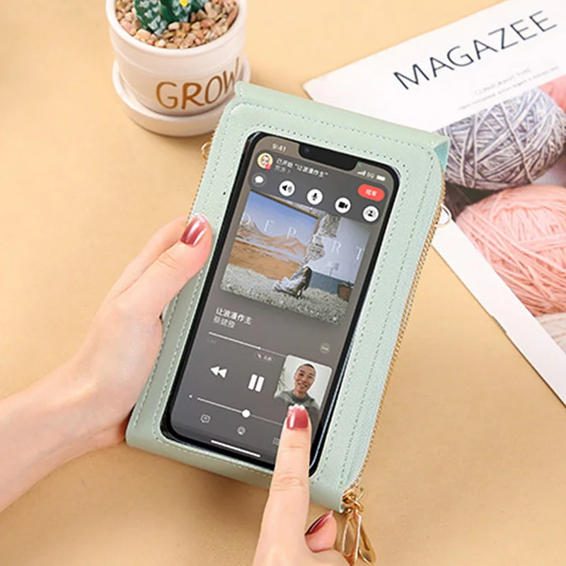 Women Bags Soft Leather Wallets Touch Screen Cell Phone Purse Crossbody Shoulder Strap Handbag for Female Cheap Women's Bags 4 Women Bags Soft Leather Wallets Touch Screen Cell Phone Purse Crossbody Shoulder Strap Handbag for Female Cheap Women's Bags 4