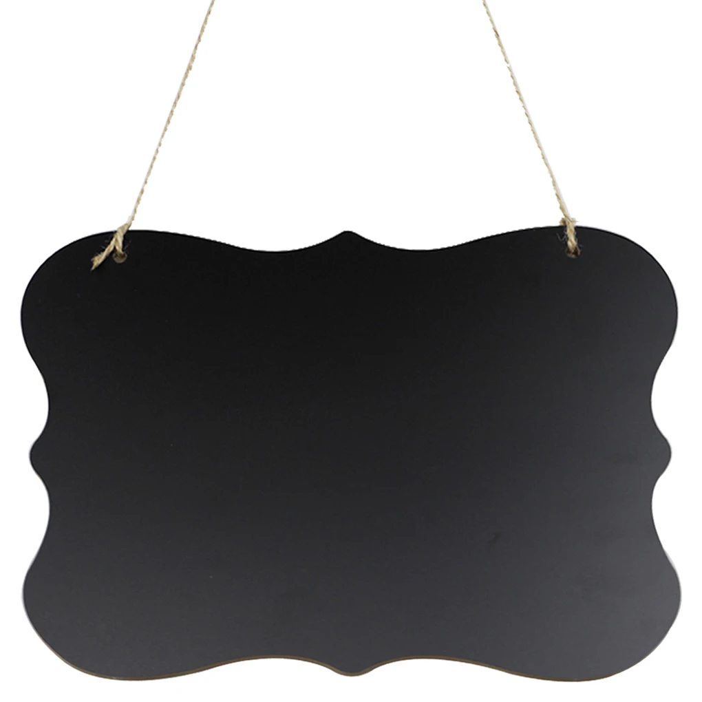 

Pack of 5 Chalkboard Ornaments Pendant Easy Installation Home Decoration