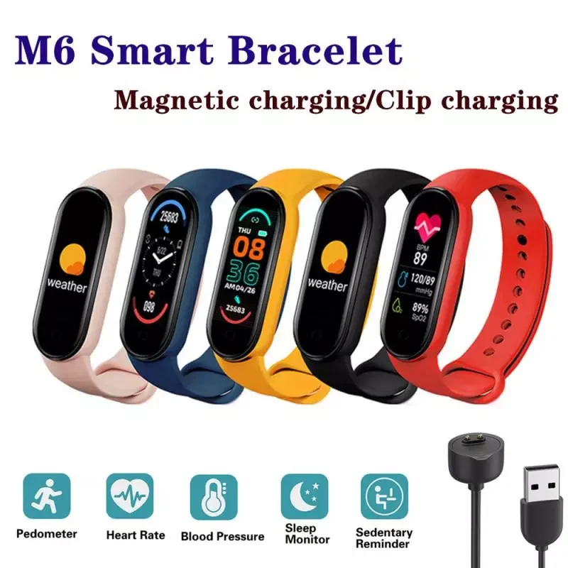 New in Smart Bracelet Watch Heart Rate Blood Pressure Bluetooth Pedometer Fitness Tracker Sport Smartband For IPhone free shippi