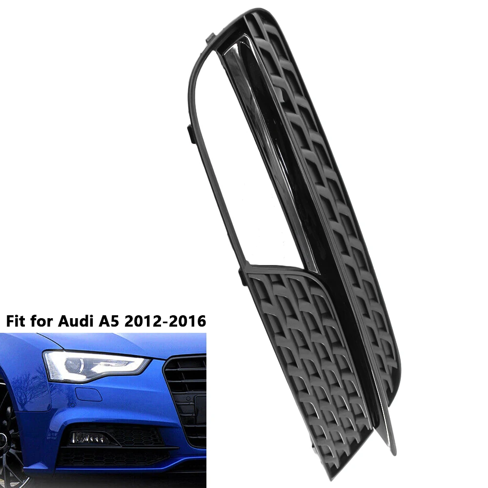Передний левый и правый бампер противотуманная фара решетка для Audi A5 2012 2013 2014 2015