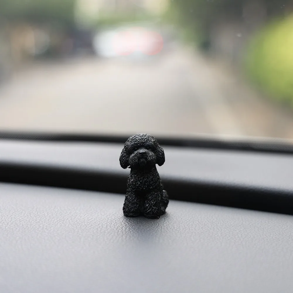 

Моделирование пуделя, фигурки собак, изделия из смолы, миниатюрная фигурка, мини-украшение в виде животного, модель щенка, каваи, фигурки собак