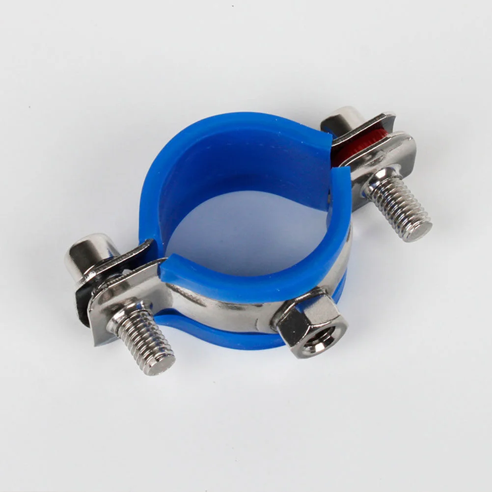 

2 Pcs Fix Sinking Office Chair Tool Stainless Steel Saver Tube Clamp Bracket Piping Set Pipe Stopper Kit