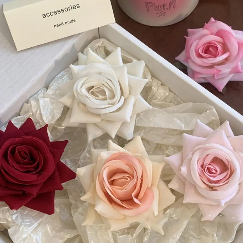 Тканевая заколка для волос с цветком в богемном стиле головной убор отдыха на