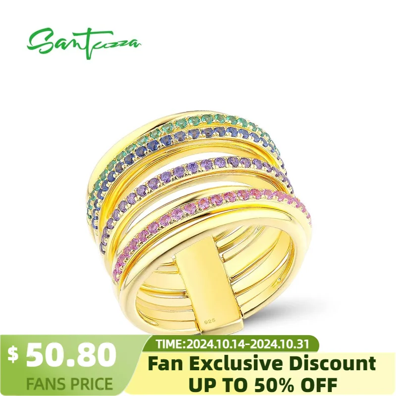 Женское кольцо из серебра 925 пробы с цветным драгоценным камнем