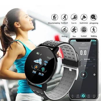 Smart Watch Men Women Heart Rate Blood Pressure Monitoring Bluetooth Smartwatch Fitness Tracker Watch Sport For Android IOS 3