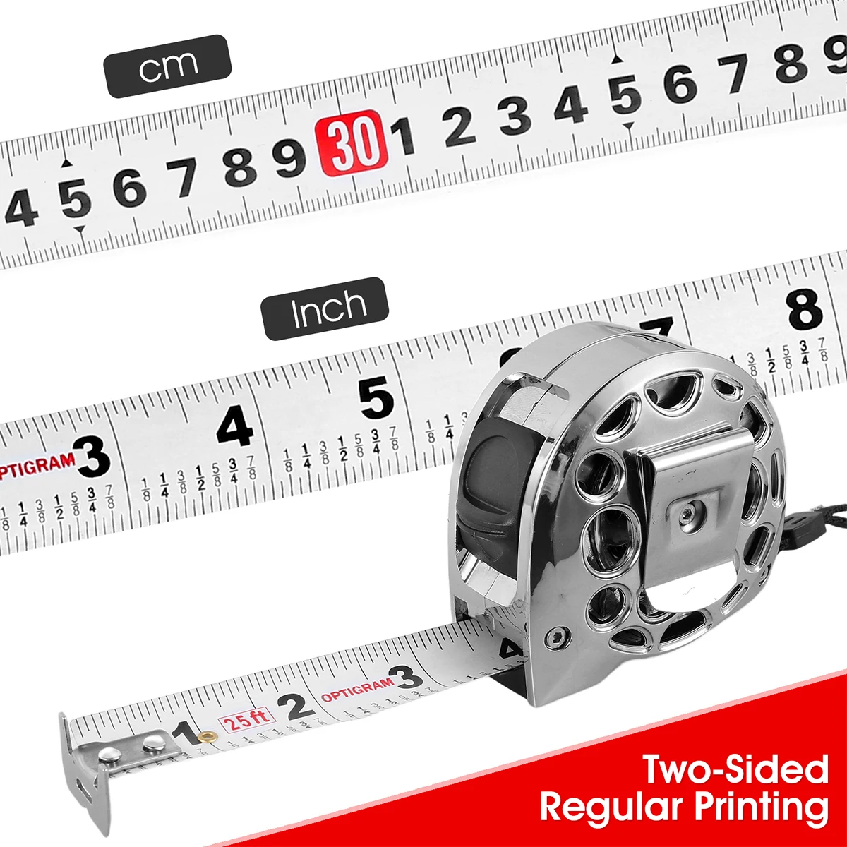 

7.5m Retractable Tape Measure Stainless Steel Measuring Tape Waterproof Retractable Measure Ruler Multifunctional Measuring Tape