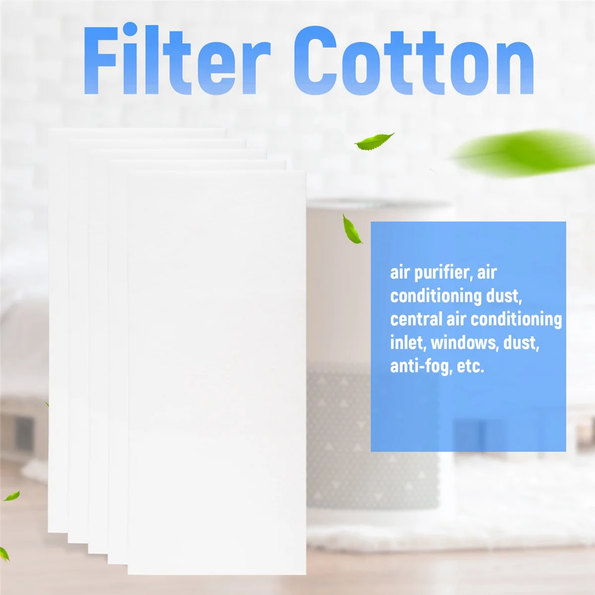 5 шт. 68X30 см электростатический хлопок для Xiaomi Mi очиститель воздуха Pro/1/2