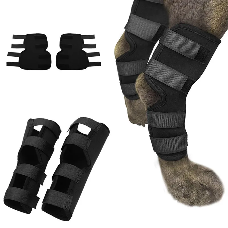 

Pet Knee Pads Support Brace For Leg Pet Hock Joint Wrap Breathable Injury Recover Legs Dog Protector Support Protects Bandage