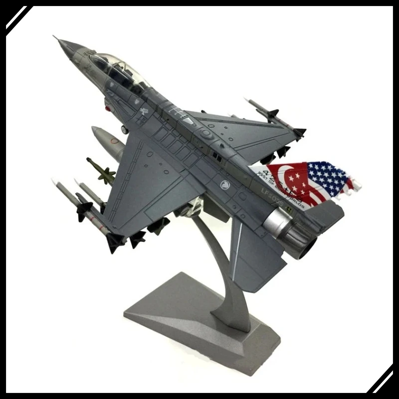 Фото Nsmodel F-16D Fighting Falcon, литая под давлением металлическая модель реактивной модели, Сингапурский самолет ВВС, коллекционный дисплей, самолет, подарок, авиационные фанаты №1