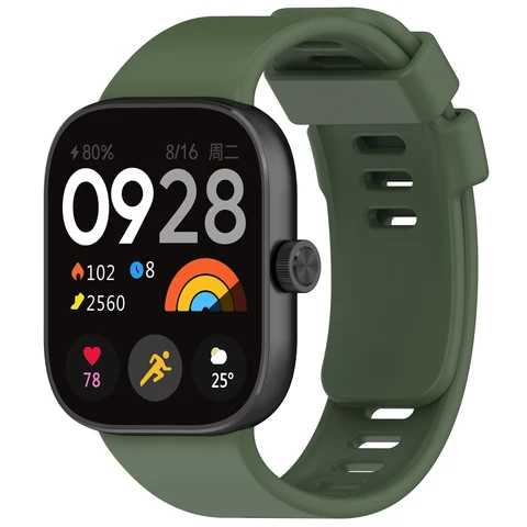 Ремешок силиконовый для смарт-часов Redmi Watch 4, цвет в ассортименте